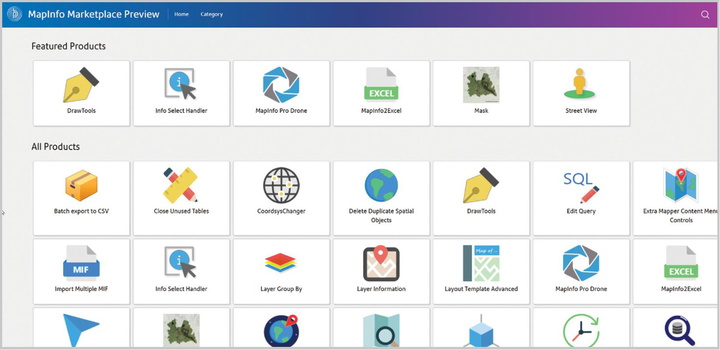 MapInfo Pro v2019 - MapInfo Marketplace